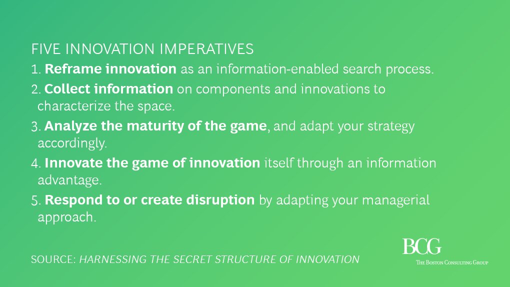 BCG's tweet photo. Innovators: start your #innovation process with these five steps https://t.co/mwQMvUMfKx https://t.co/uSabqmlQis