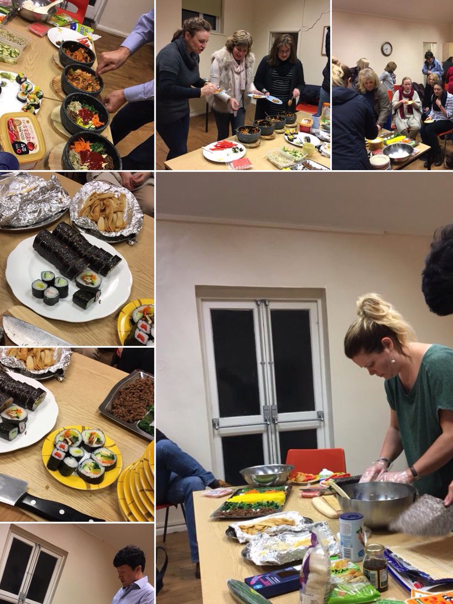 The Korean food cookery demonstration was a big hit at our March meeting :)X