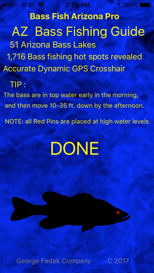 fedak17's tweet photo. Fans, thank you.

BassFishAZPro iOS fishing guide app.

#angling  #fishing  #girlsthatfish #gamedev https://t.co/cMxmkMYhOy