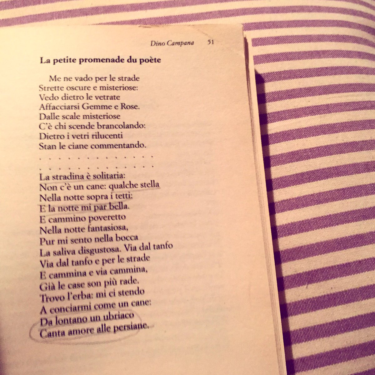 #GiornataMondialeDellaPoesia #dinocampana #èunanottesenzaluna