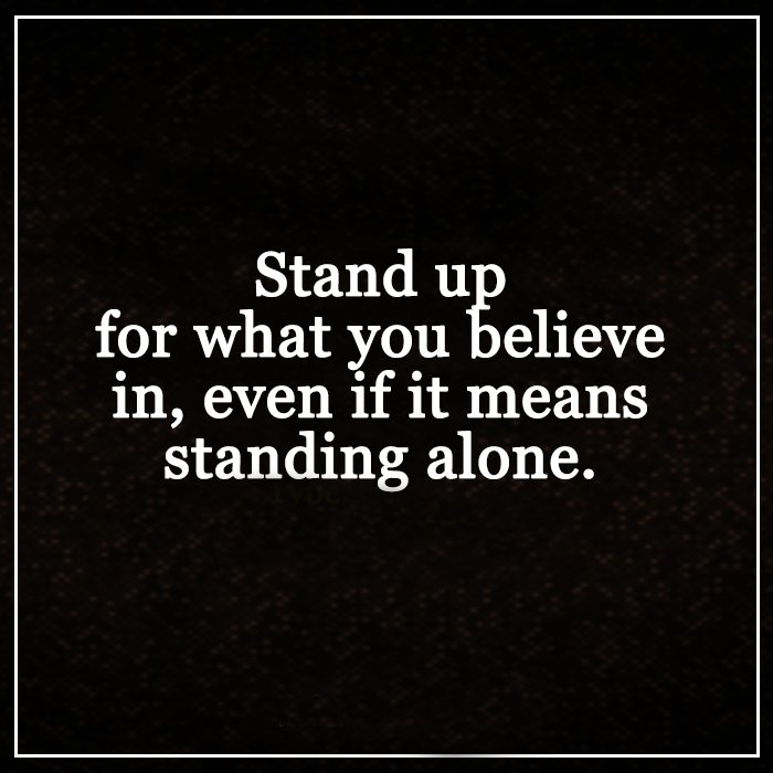 #StandUp