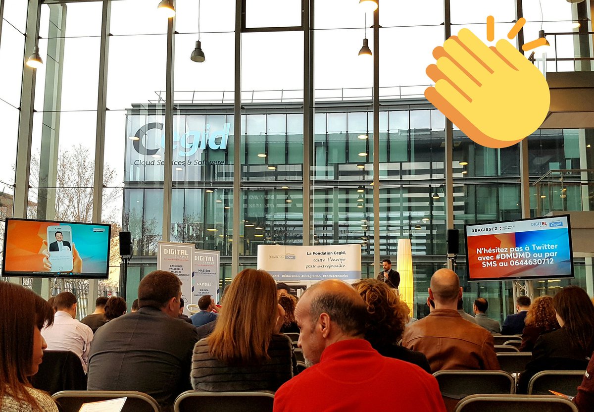 manb_19's tweet photo. Rdv très intéressant #DMUMD autour de l'emploi et du digital.
Bravo à @DigitalCampLyon @FondationCegid @michael.monfort @AgatheForzy #DCPRO4 https://t.co/7kt8wQAwaH