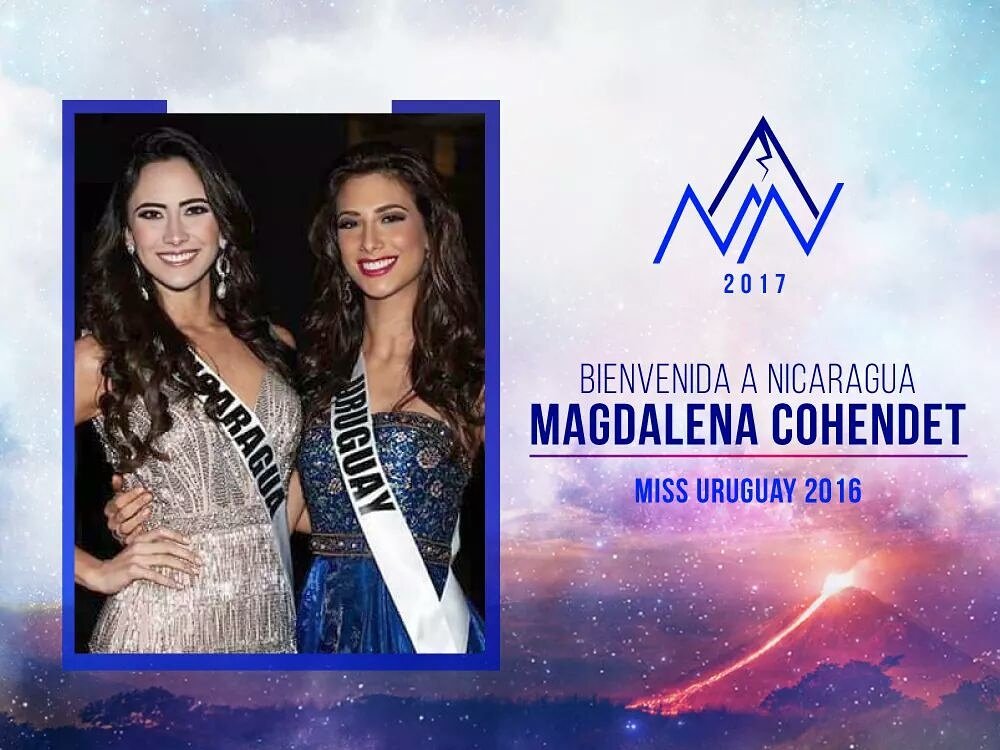 MissNicaraguaof's tweet photo. ¡Bienvenida Magdalena Cohendet- Miss Universo Uruguay! 

#MujeresPenconas https://t.co/q2ygukC2D1
