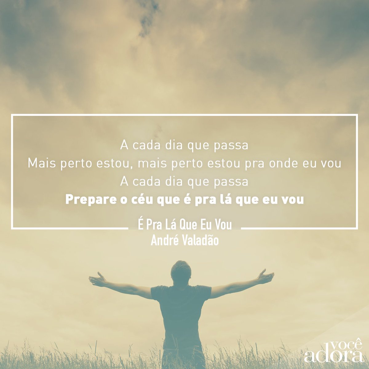 Que esse louvor do <a href="/andrevaladao/">Andre Valadao</a> abençoe seu dia! :)