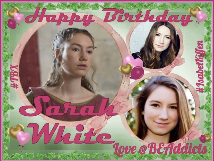 BEAddicts's tweet photo. Wishing Sarah White a fantastic birthday! #BEADDICTS #TBX 🎈🎉🎂🎁 https://t.co/qGbCZwroBM