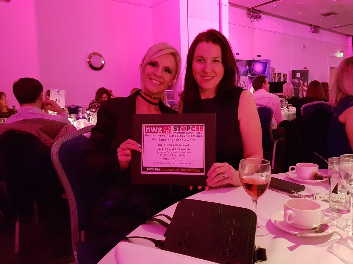 DETER Multi-Agency CSE Team - Libby and Julie, Working Together award for CSE Awareness across Schools in Skem, Lancs #NWG2017  <a href="/ChildSocNW/">The Children's Society North West</a>