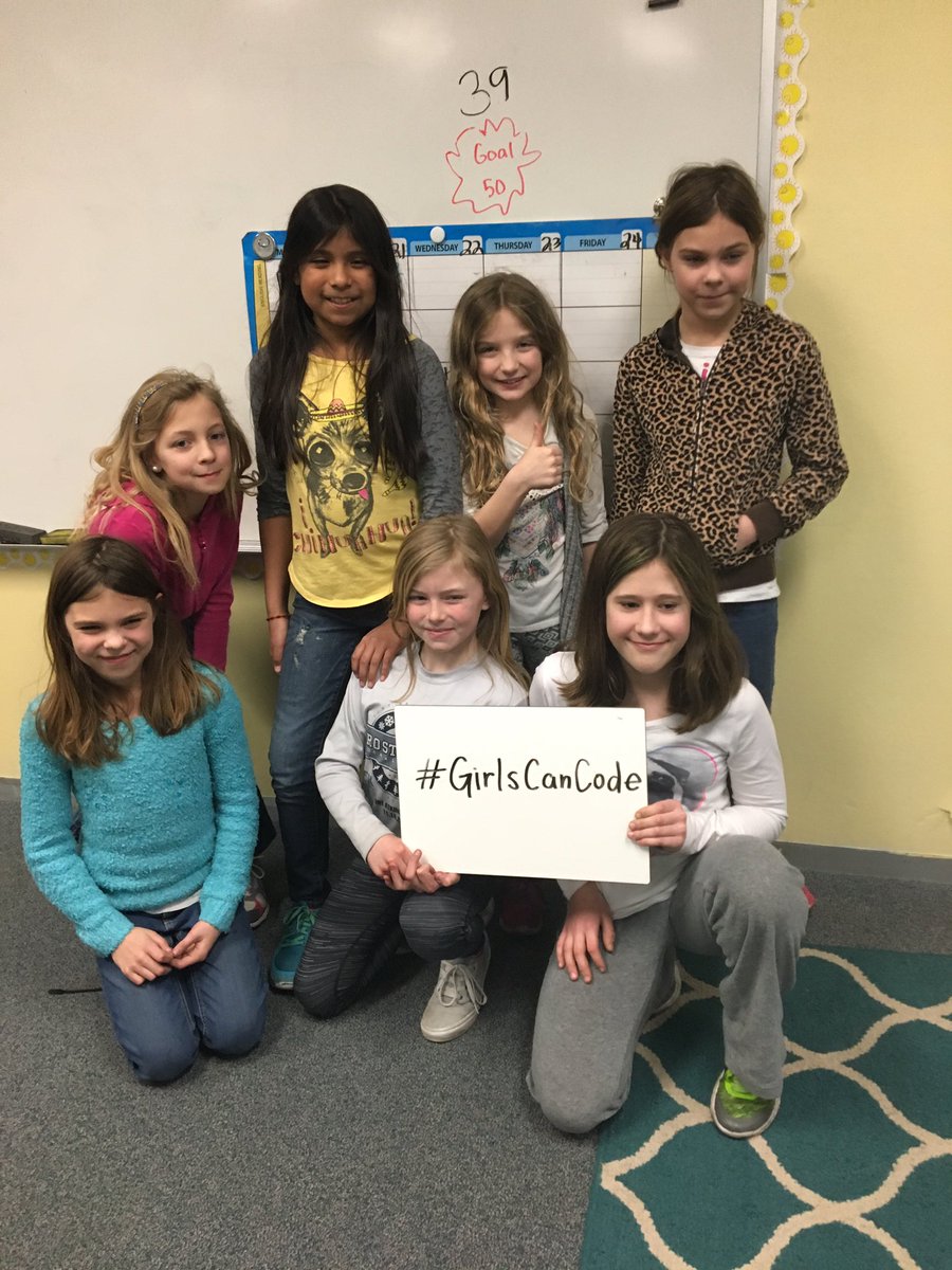 MrsPerkinsPVMS's tweet photo. #girlscancode #computerscienceclub https://t.co/tMfmu42Rnf