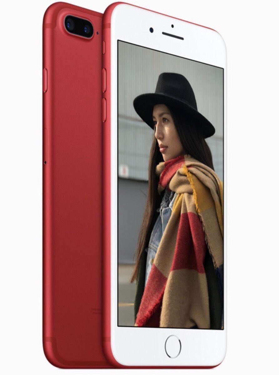 BSKQ7's tweet photo. Apple now sells a red iPhone 7 and 7+ 😍 https://t.co/l0cMd6EKdH