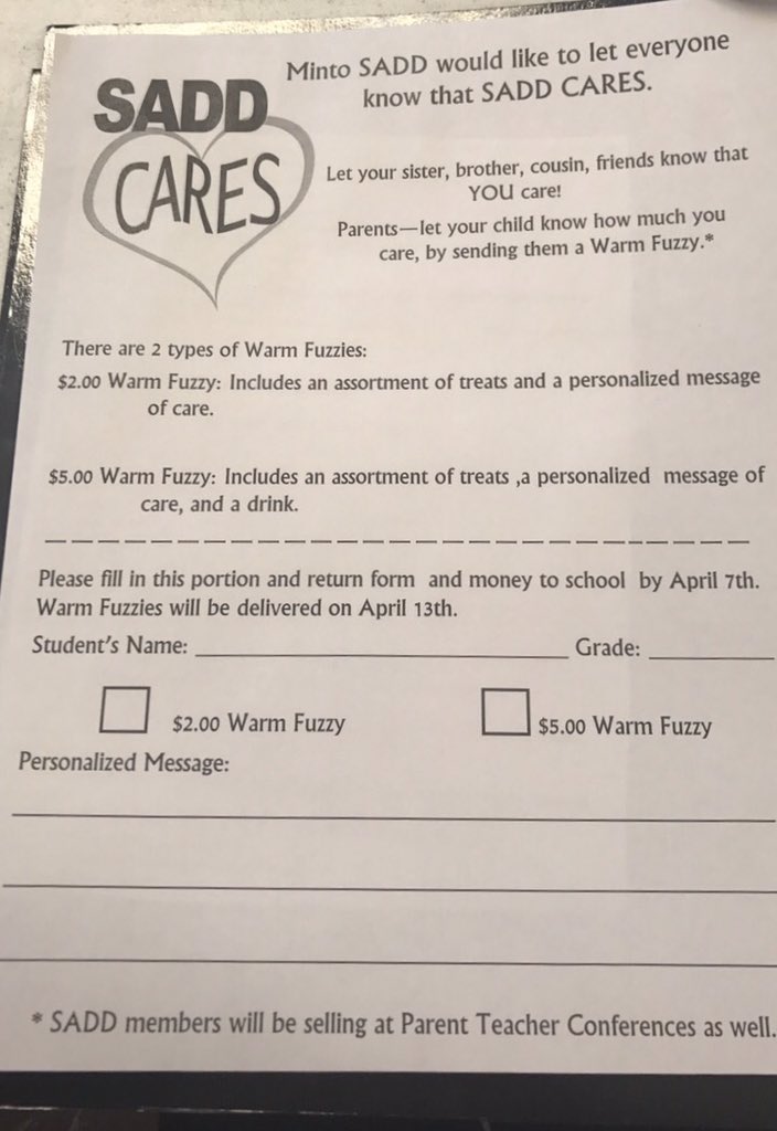 minto_sadd's tweet photo. Nothing better than getting a Warm Fuzzy! Get them in by April 7, they will be distributed on April 13. https://t.co/powSvZmqpo
