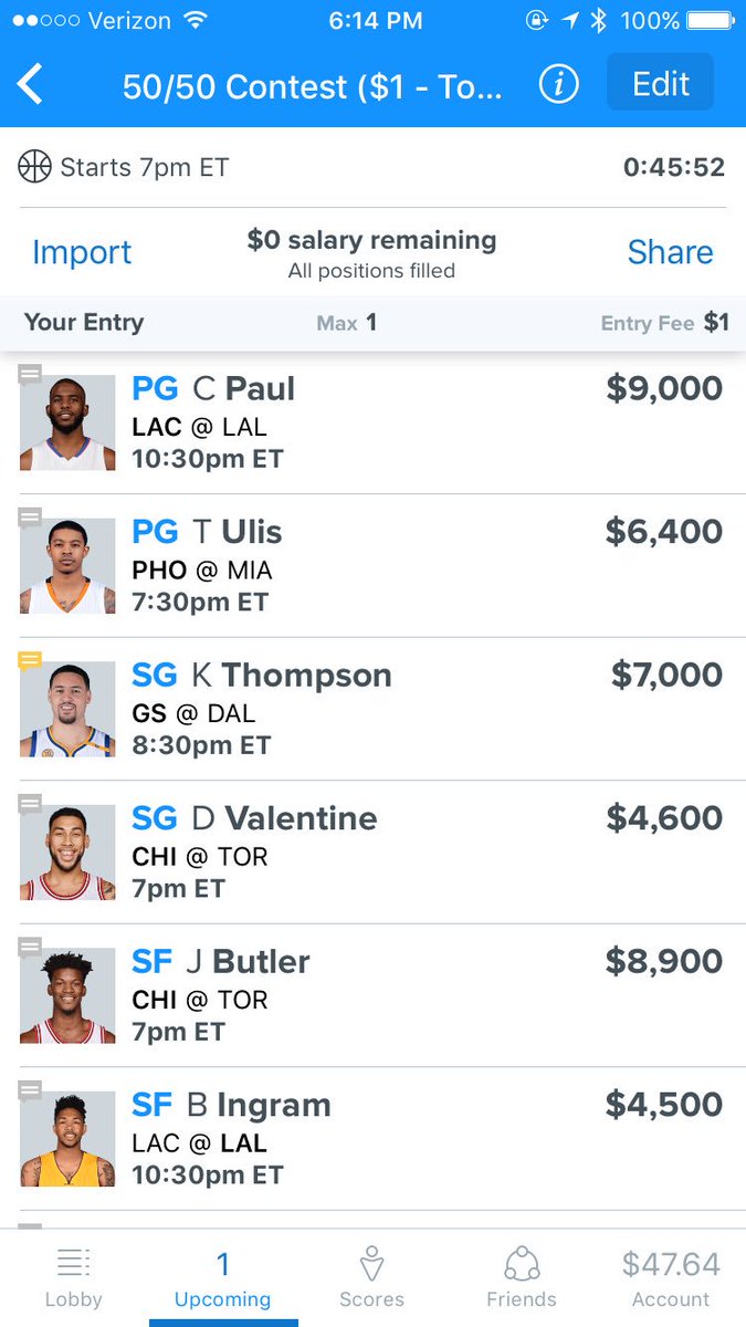 Average_GuyDFS's tweet image. Took a couple nights off,  but WE ARE BACK!!!!