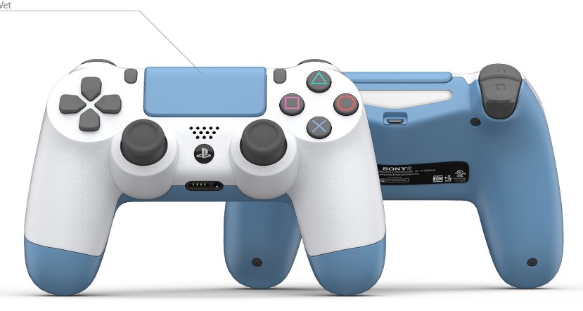 Ryan7150's tweet photo. Here is my custom PS4 controller @UrAvgConsumer @ColorWare #customUAC https://t.co/V4tVNqXAcd