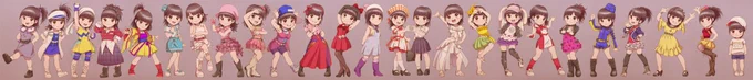 ももち衣装5と進捗状況 