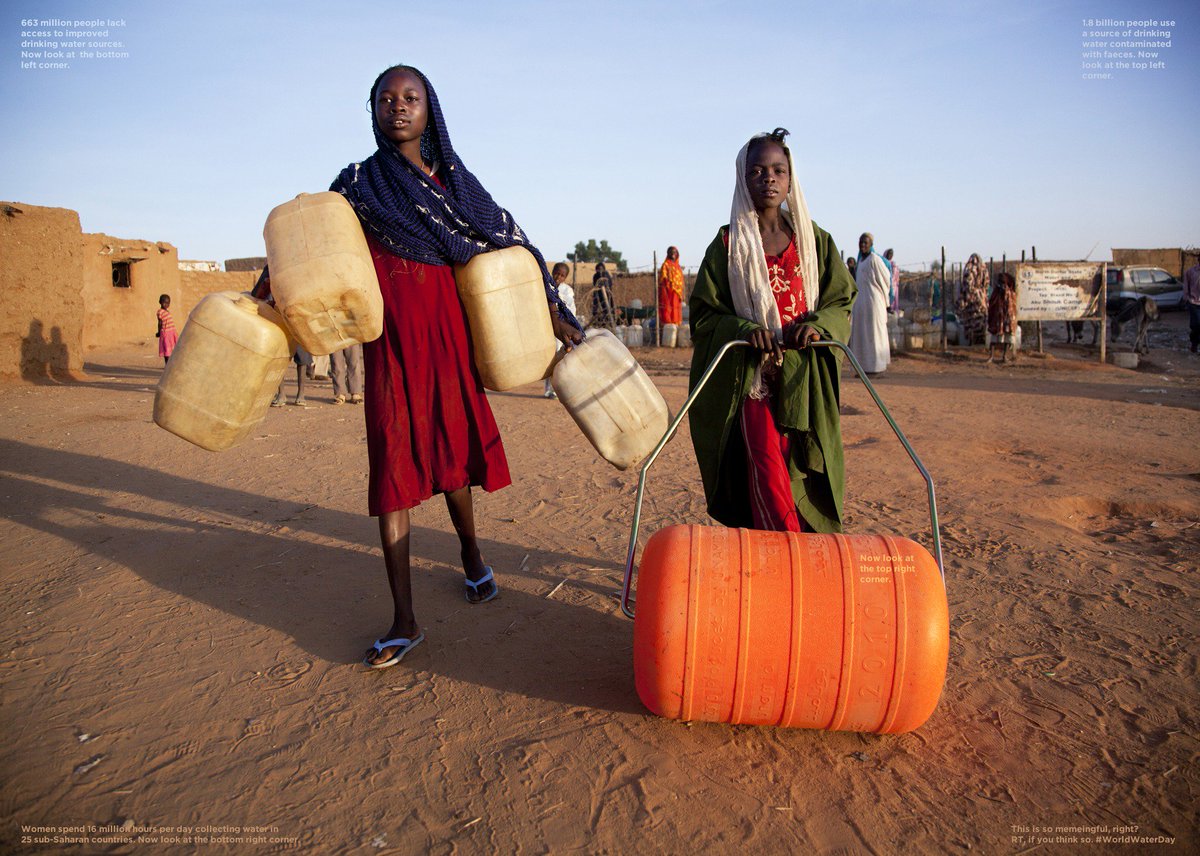 Zoom in on the top right of the orange water roller. #WorldWaterDay