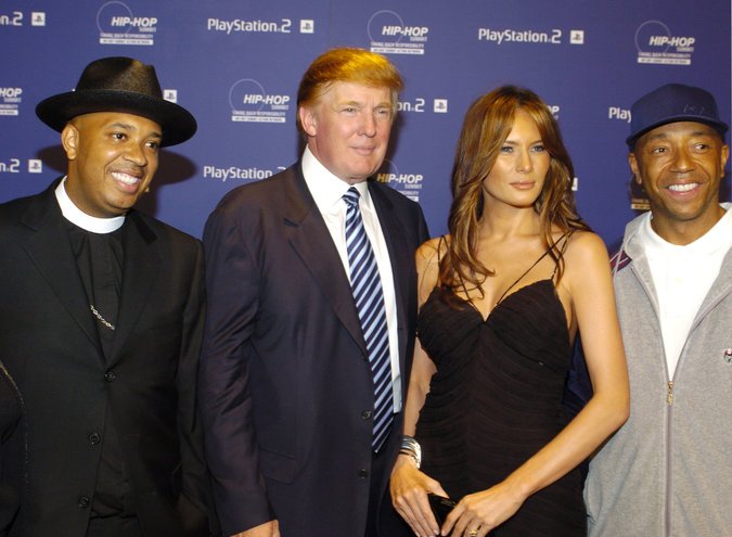 TrumpwithRapper's tweet image. #RevRun &amp;amp; #RussellSimmons &amp;amp; @realDonaldTrump  @MELANIATRUMP #hiphop #rap #trump #pics #trumploveshiphop
