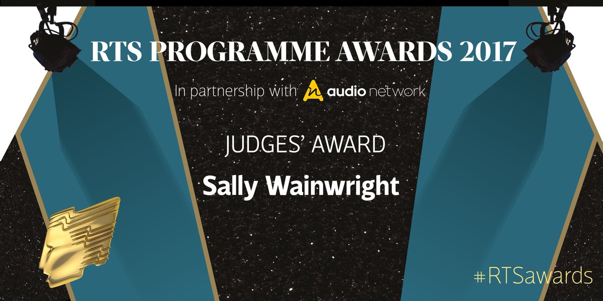 RTS_media's tweet photo. This year's Judges' Award goes to #HappyValley, #LastTango &amp; Scott and Bailey. "A writer of outstanding distinction," say judges #RTSAwards https://t.co/6JCmN3EgZF
