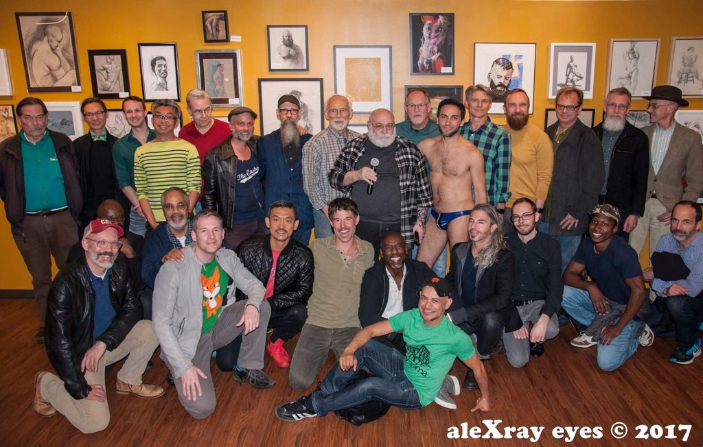 MPCAPS's tweet photo. MT @BRIDGEMEN_SF Last Friday, Bridgemen celebrated 30 years of Gay Men's Sketch. | @strutsf  🎨✍🏽💪🏻

#SF #Mpowerment #StrutSF https://t.co/DPg4KGmLcV