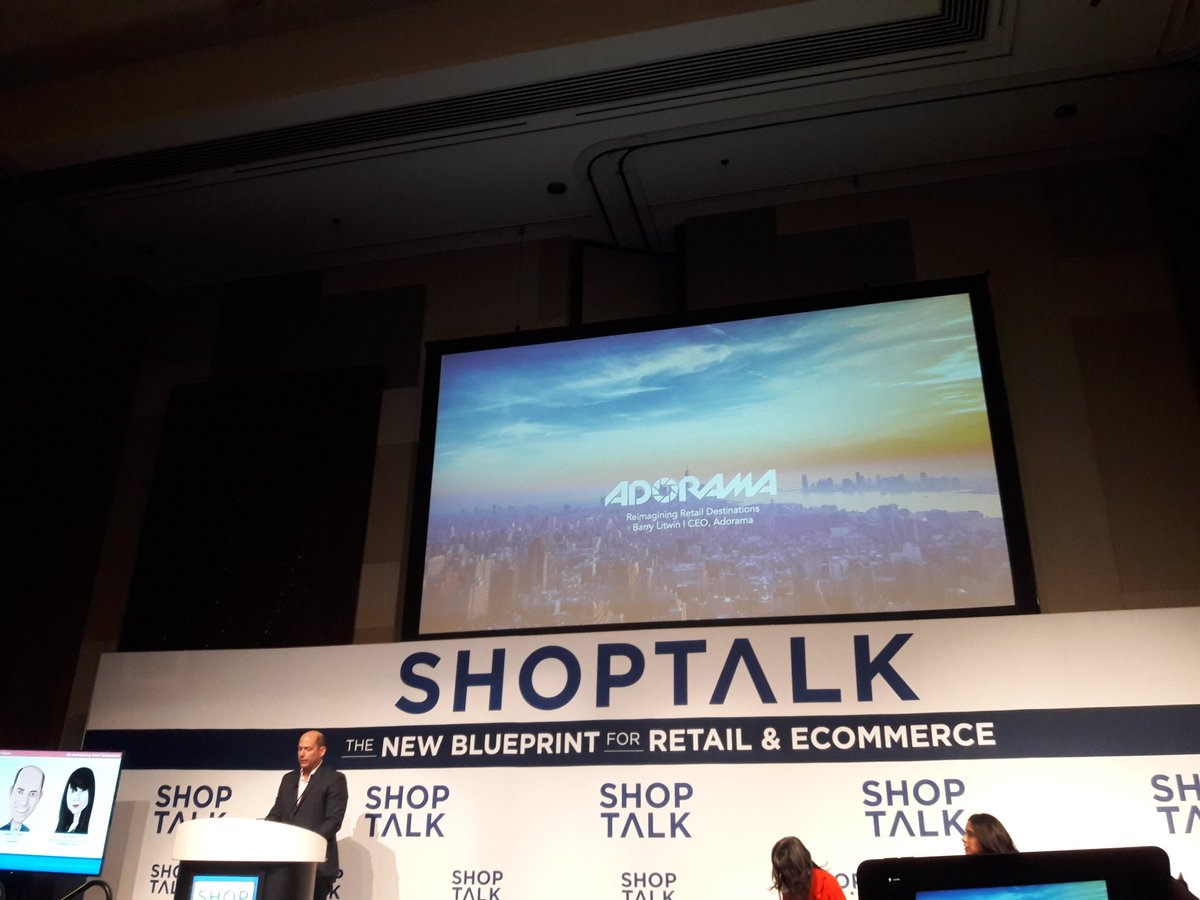 wulebron's tweet photo. Listening to my good friend @barrylitwin speak on reimaging #retail at #shoptalk17 @adorama https://t.co/YWrgV1QGKp