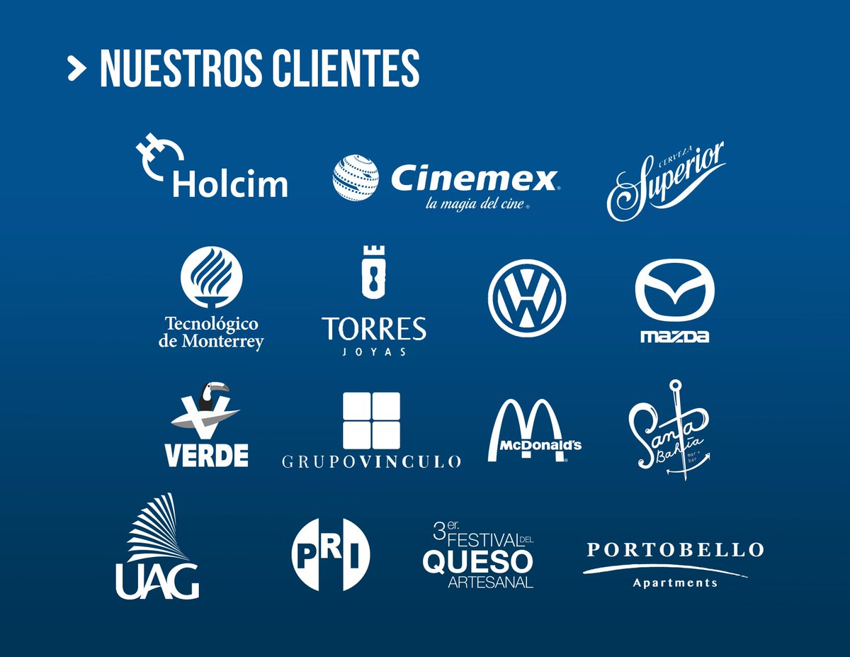 centralmediap3's tweet photo. Estos son algunos de nuestros clientes, quienes han creado #CampañasExitosas con Punto3
Contáctanos al (9931312974 podemos ayudarte a crecer https://t.co/bAKEWHrYaE