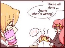 Jaune's blush is my favorite thing ever ❤️