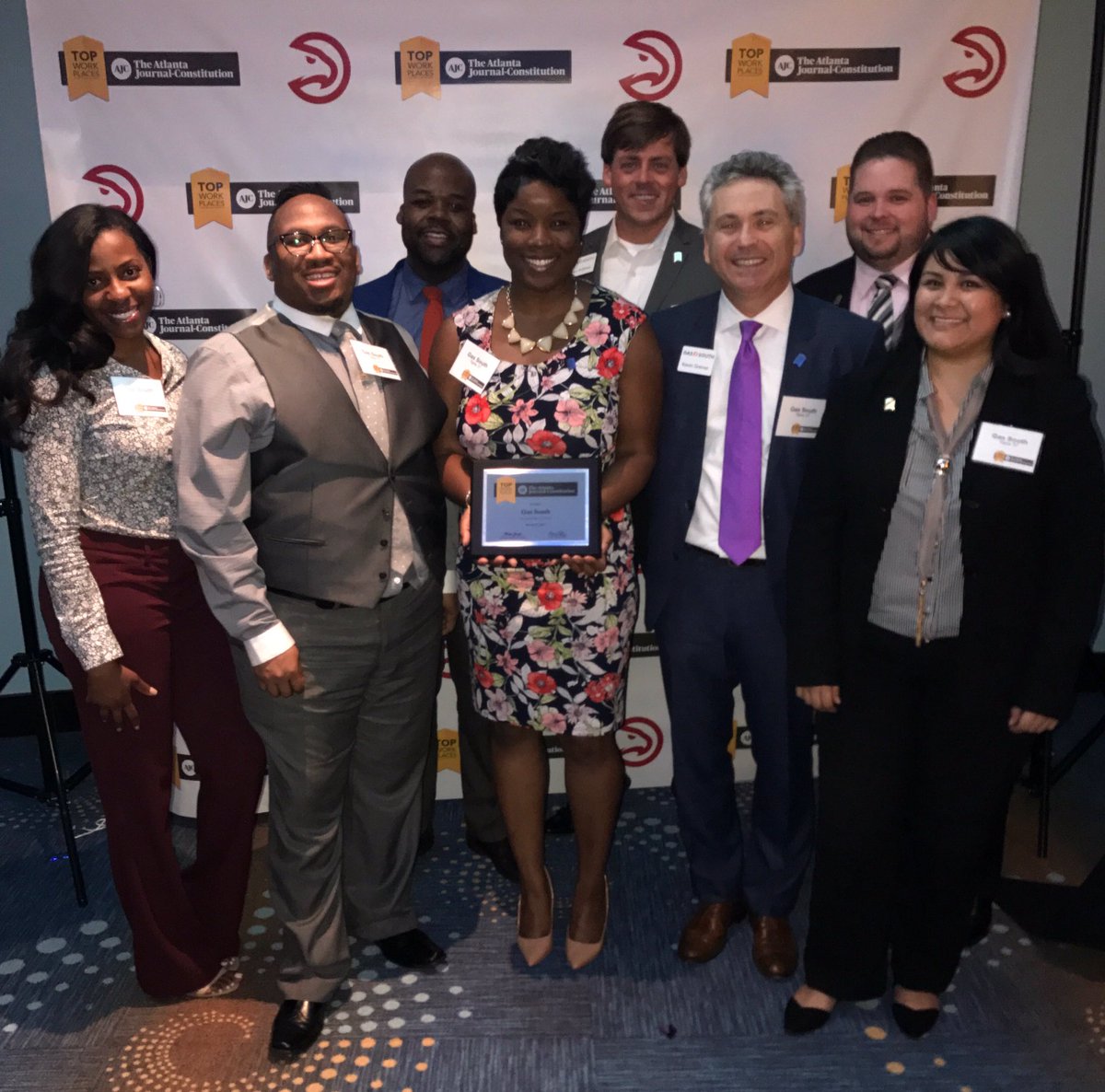GasSouth's tweet photo. Honored to be recognized by @AJC as a 2017 Top Workplace. We're celebrating with our fellow winners tonight! #AJCTOP150 https://t.co/6PnN3cxj6c
