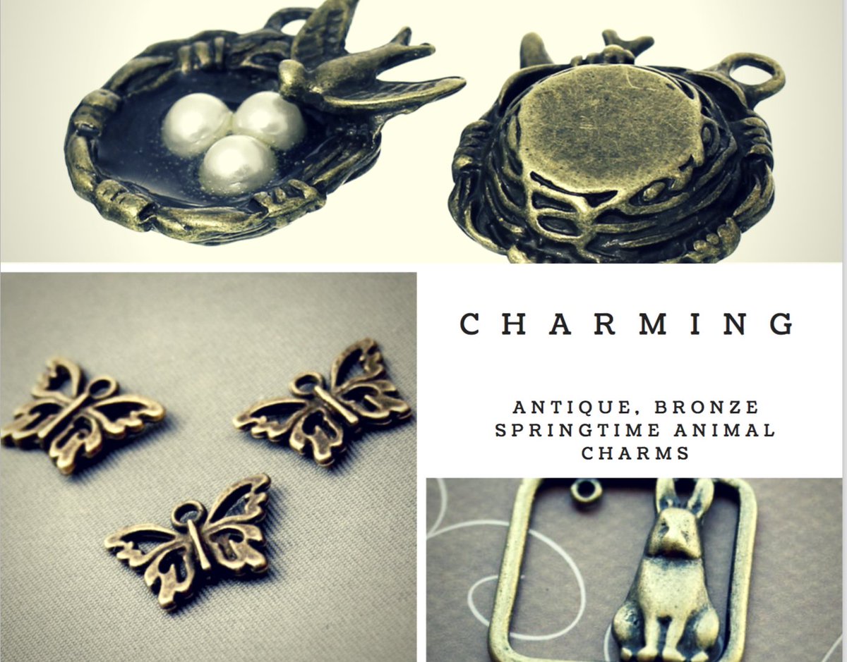 Just charming! Browse our Easter inspiration collection for ideas for pendants, charms and key rings #KookeliEaster ow.ly/1nba30a4AvJ