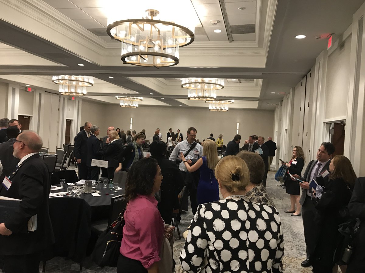 NACWA's tweet photo. We don't just do water! Fantastic time at NWPF reception. No talking shop after a long day #WaterWeek2017 #WaterisOurLife https://t.co/onXQVZio2Y