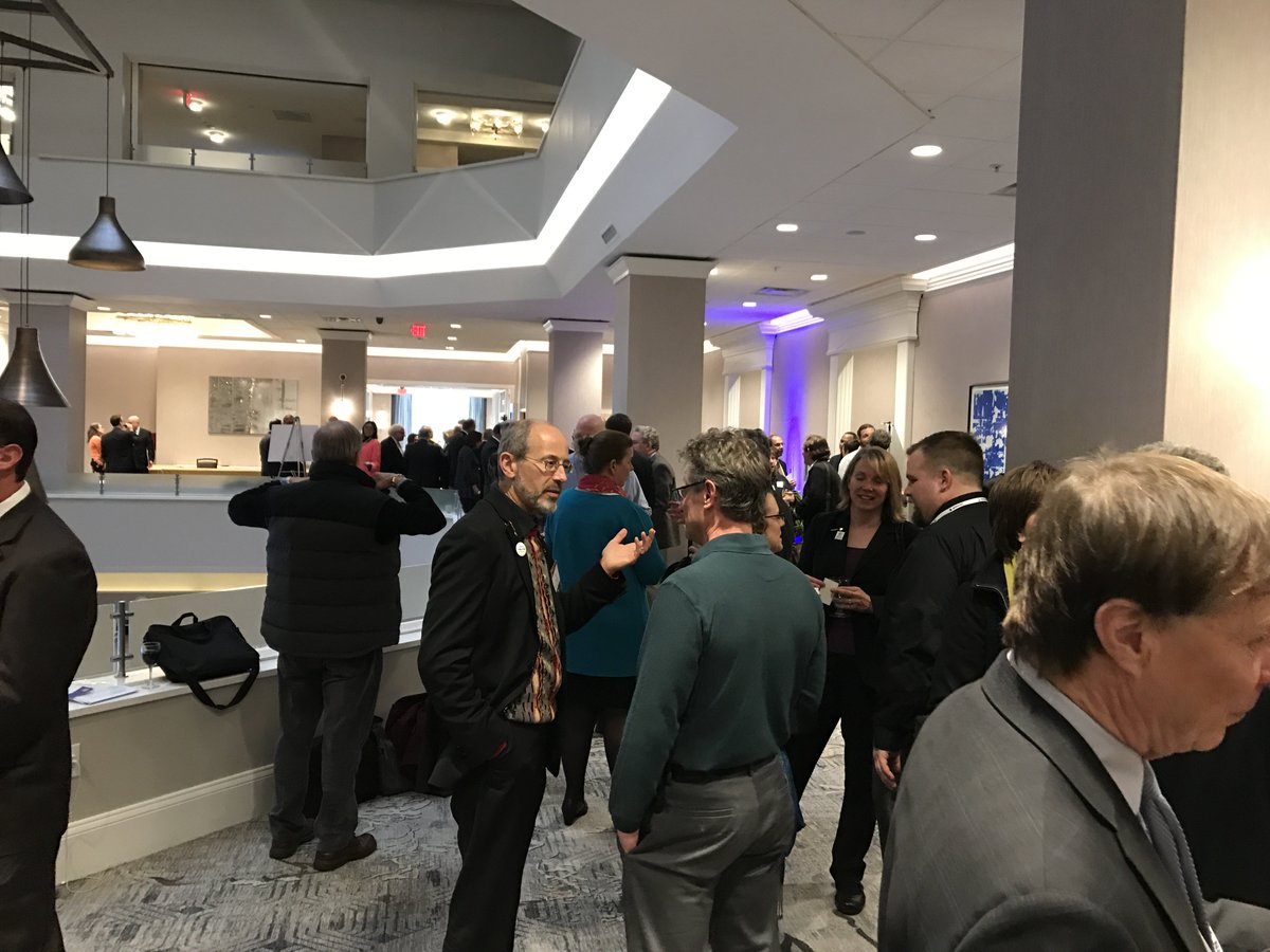 NACWA's tweet photo. We don't just do water! Fantastic time at NWPF reception. No talking shop after a long day #WaterWeek2017 #WaterisOurLife https://t.co/onXQVZio2Y