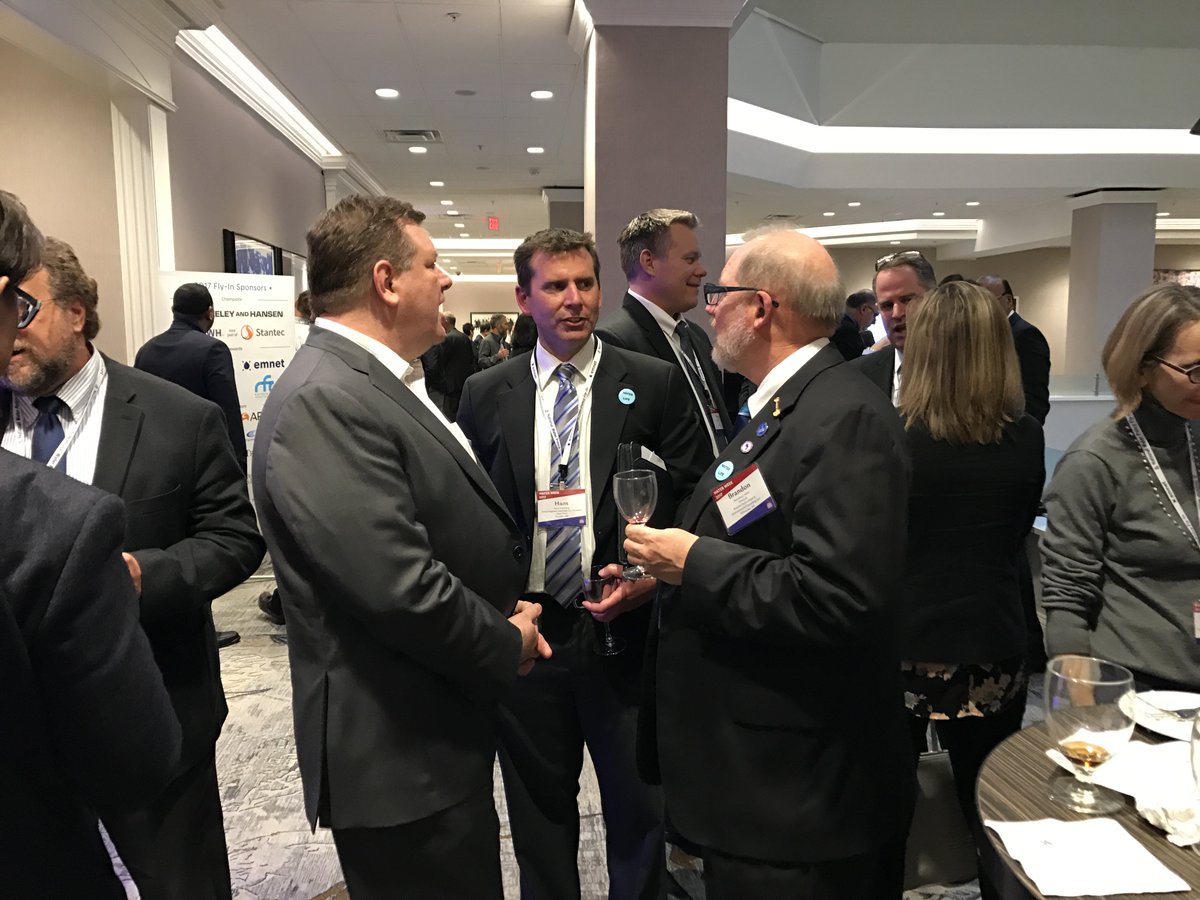 NACWA's tweet photo. We don't just do water! Fantastic time at NWPF reception. No talking shop after a long day #WaterWeek2017 #WaterisOurLife https://t.co/onXQVZio2Y