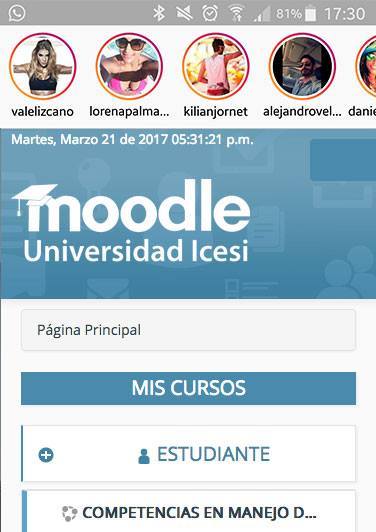 MemesIcesi's tweet photo. "Te presentamos el nuevo Moodle Stories, porque todos queremos ser un Snapchat". https://t.co/lP5d5qAPkh