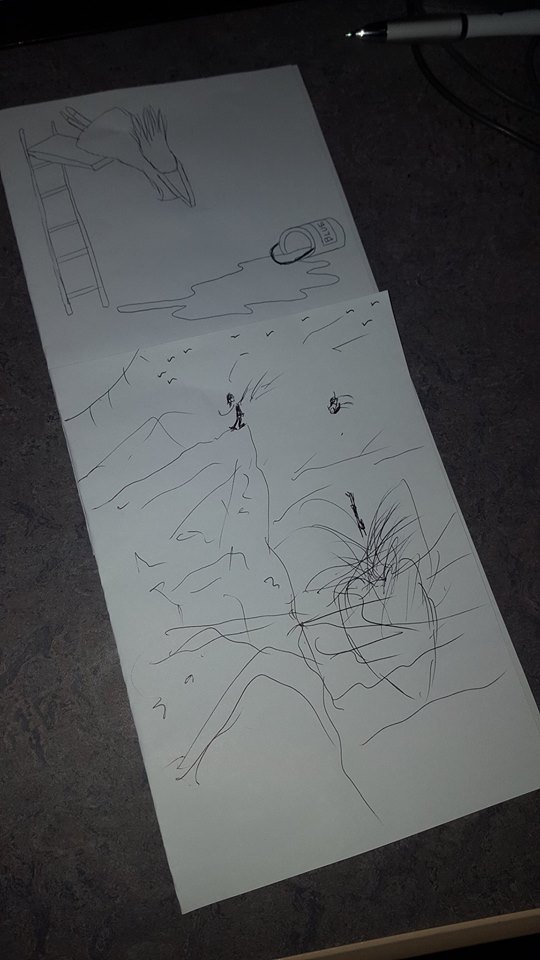 SparkSunderland's tweet photo. On this week's #SparkUndiscovered #DrawThatTune we put pen to paper for @lydiaainsworth's 'Into the Blue'! Here's the results: https://t.co/m75Ufhyvm2