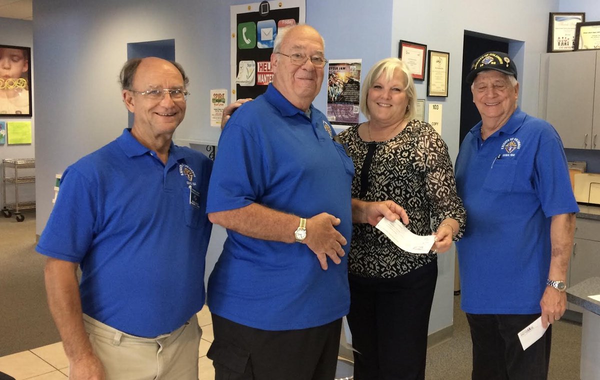 MySCEIC's tweet photo. A very special thanks to the Knights of Columbus Council 13243 for their generous gift to #SCEIC! https://t.co/zXBxaPQNmG