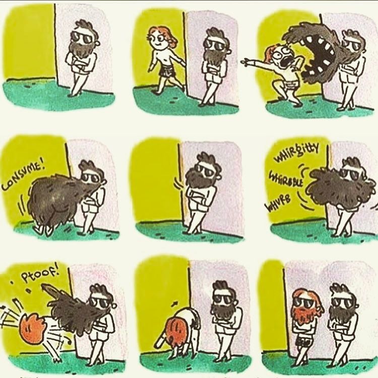 1740beardbalm's tweet photo. Beards are contagious. Spread the love. ❤️ #1740beardbalm #beardlove #getbearded #beards #cartoon #comics https://t.co/zmPvBKPwRl