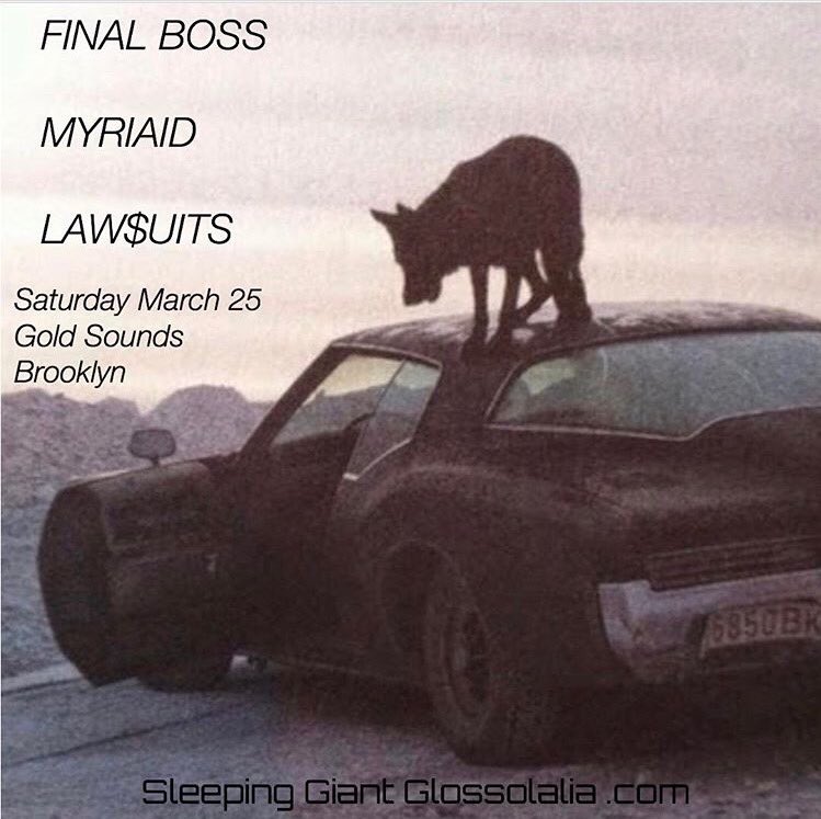 Myriaid's tweet photo. Next gig is this Saturday at Gold Sounds in Bushwick, on a rad @SGGlossolalia curated bill. https://t.co/oWTiHZIvk3