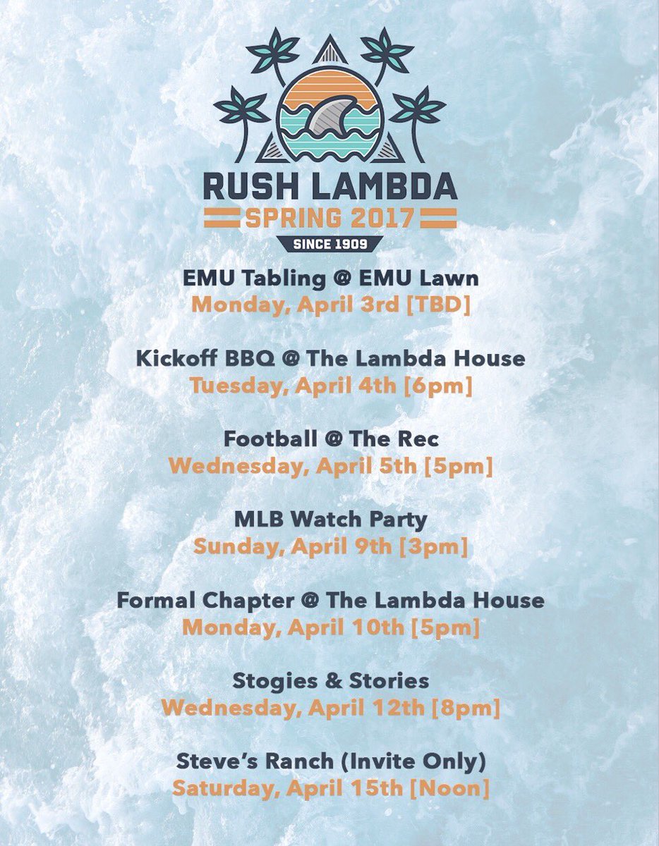 UOLXA's tweet photo. Less than 2 weeks until spring rush! Take a look at what we've got going on https://t.co/IDjRJnfzNr