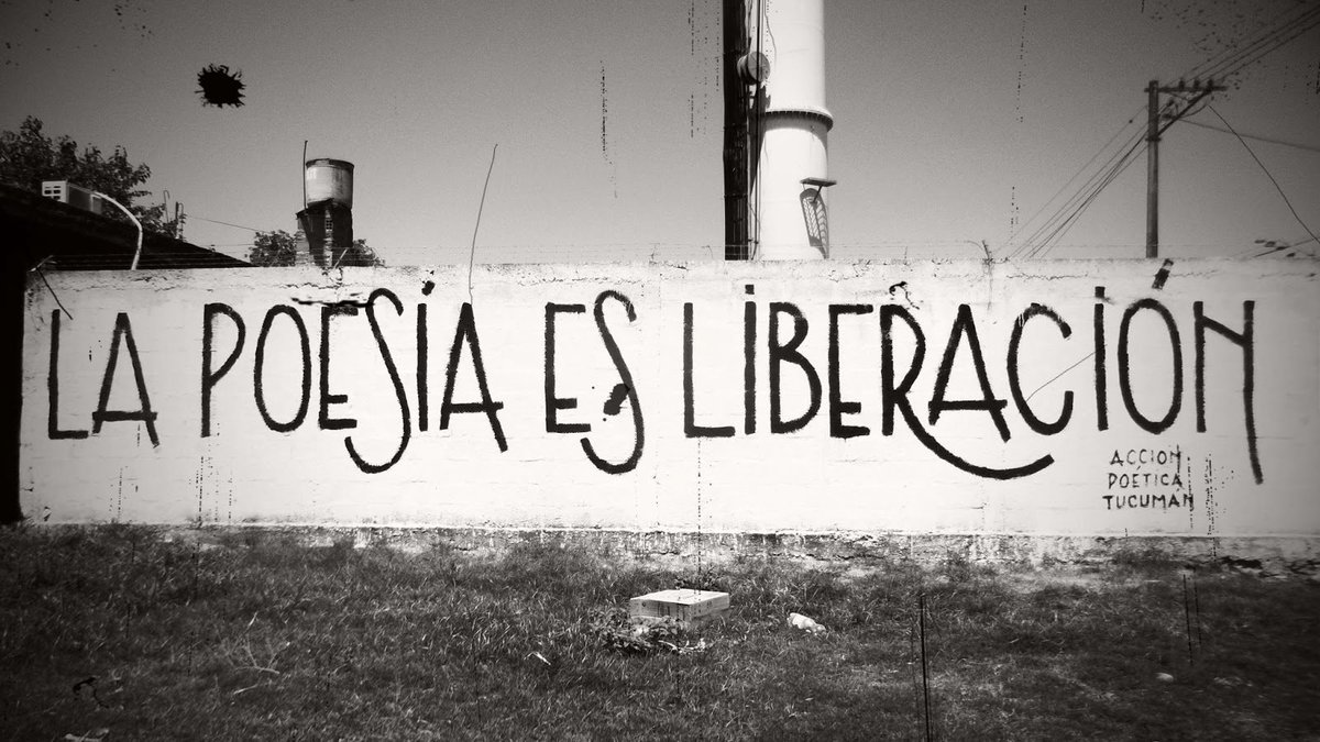 QueLeer's tweet photo. "La poesía es liberación"  @iAccionpoeticai #DiaMundialDeLaPoesia https://t.co/LffRDBRsNB