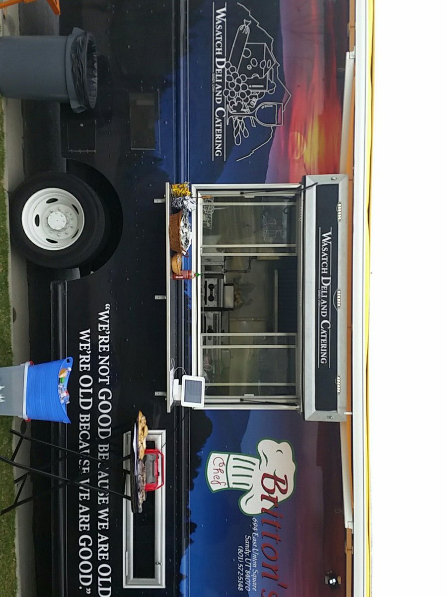 WasatchDeli's tweet photo. We'll be at Eagle Mountain at Nolan Park from 5 till 8, come visit us! https://t.co/Lfp8SDQFu8