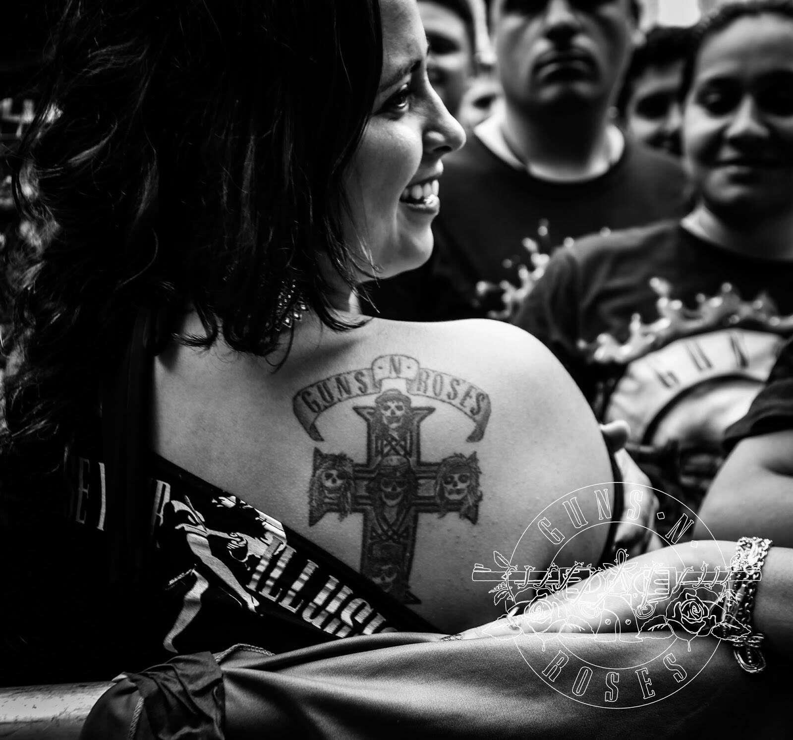 Guns N Roses Cross Tattoo