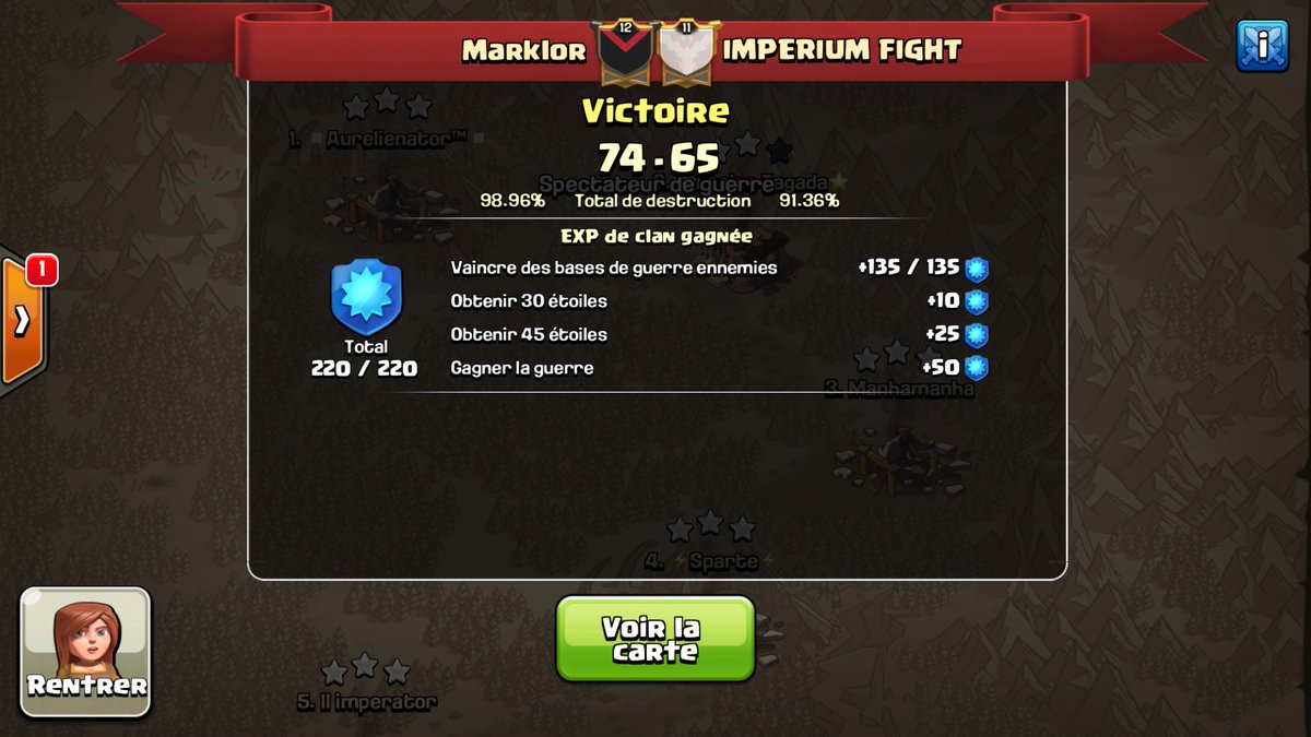 💥 A other win against Imperium Fight, nice war💥
