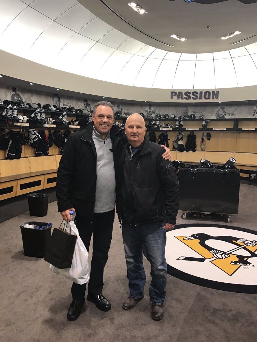 sammyjspina's tweet photo. .@penguins need to pull off this W tonight. I know the Big Guy is watching down enjoying this game. #SamStrong https://t.co/n3GADpaVDL