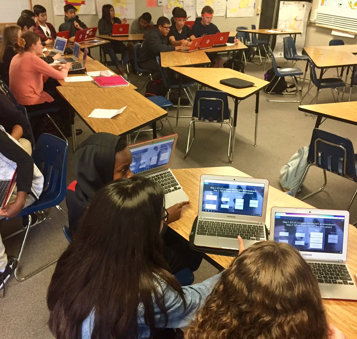 ACarmodyHistory's tweet photo. Two 👍 up for https://t.co/mLNBezuVg2 game for a fun, engaging and collabortive way to review #tryit! @MonteVistaPVSD #IntheBullPen @quizlet https://t.co/4VYohHqiEE