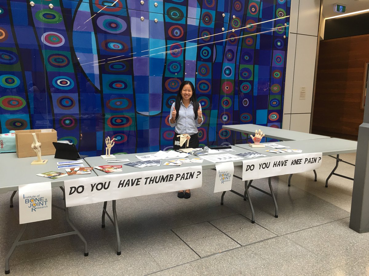 Osteoarthritis Clinical Research Group (@oaclinicalres) on Twitter photo Spreading awareness about the @sydIBJR with <a href="/vickyduong/">vicky duong</a> and @hema_umapathy at <a href="/NthSydHealth/">Northern Sydney Local Health District</a> Spreading awareness about the @sydIBJR with <a href="/vickyduong/">vicky duong</a> and @hema_umapathy at <a href="/NthSydHealth/">Northern Sydney Local Health District</a>