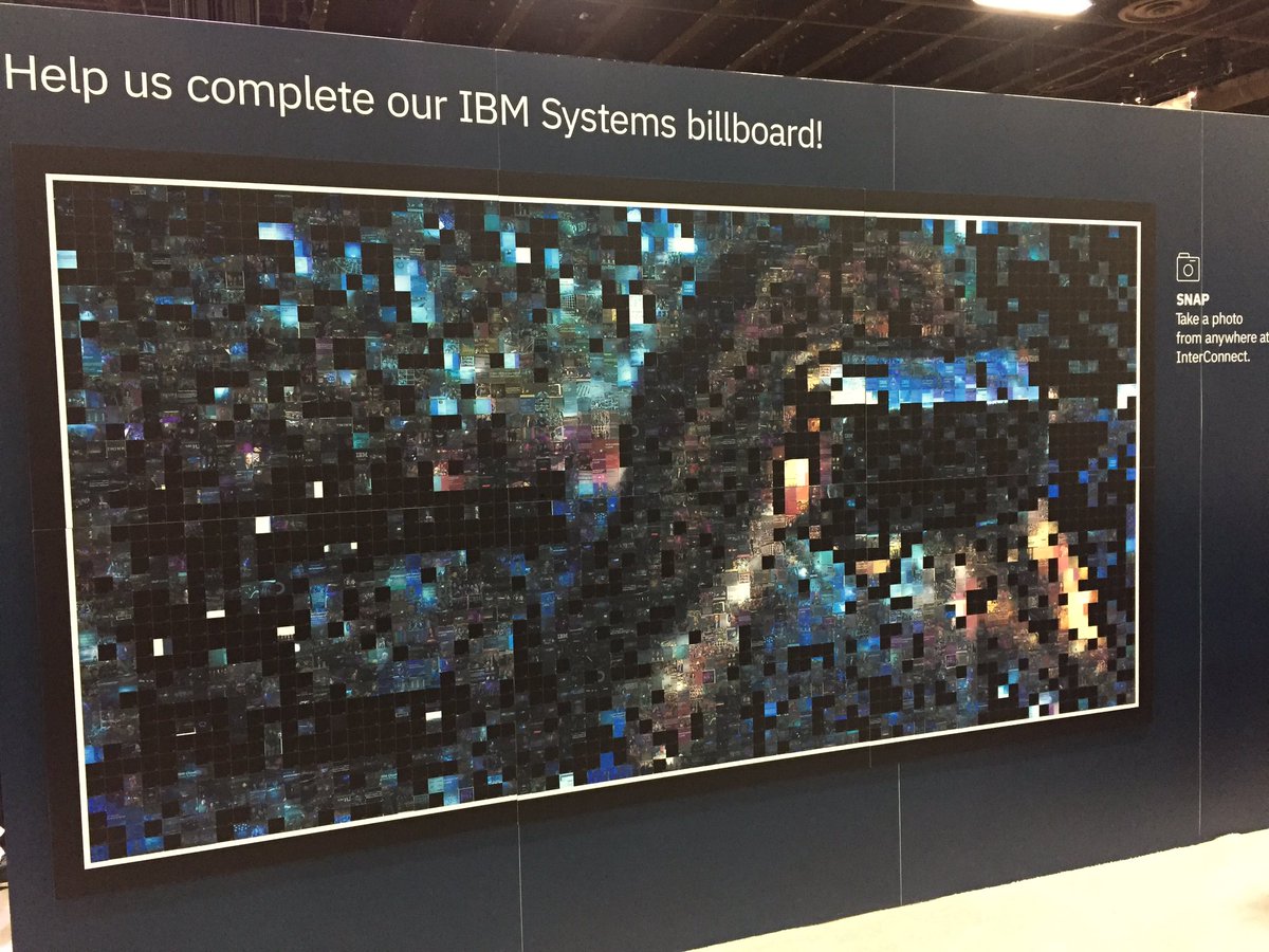 RajitaPatel's tweet photo. #SystemsInsider #IBMInterConnnect booth 344 Help complete the bill board https://t.co/G7xto1m8aE