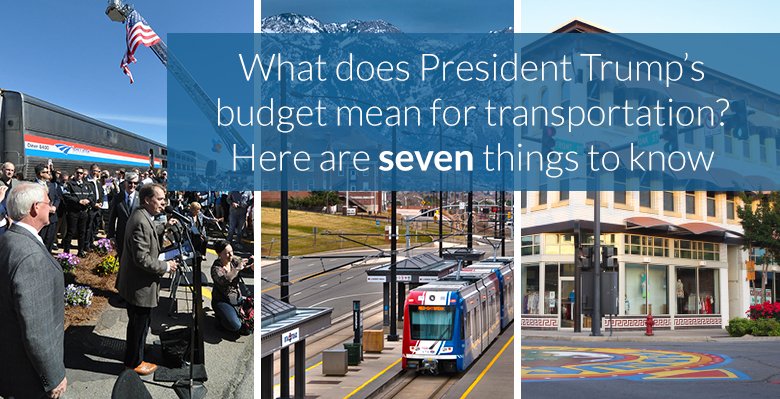 T4America's tweet photo. There is no good news for transportation in Pres. Trump’s first budget request. Here are 7 things to know: https://t.co/q2GO6Qtb8b https://t.co/r6sWbV90JV