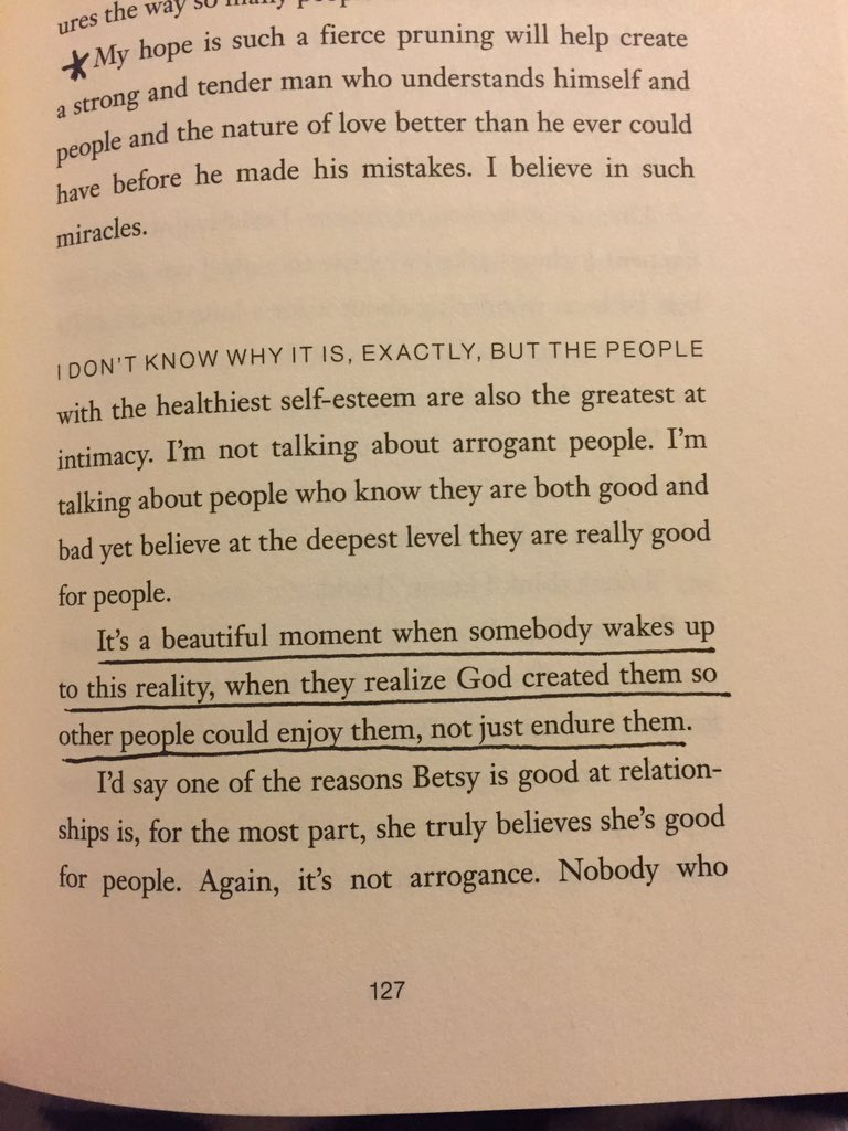 martymichelle's tweet photo. From Scary Close... God created us to be enjoyed by others in community. Don't believe any lie that would tell you different. You belong. https://t.co/1D426p69Ic