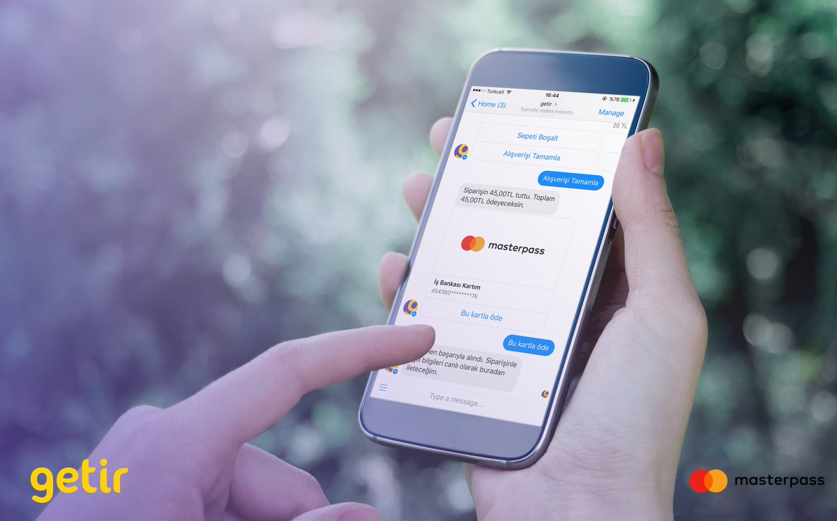 MastercardHaber's tweet photo. Mastercard ve Getir iş birliğinde chatbot alışverişi, dünyada Masterpass kanalıyla ilk kez Türkiye’de! #chatdiyeode https://t.co/BeCsaLWvyB https://t.co/2nmeqdIQQ3