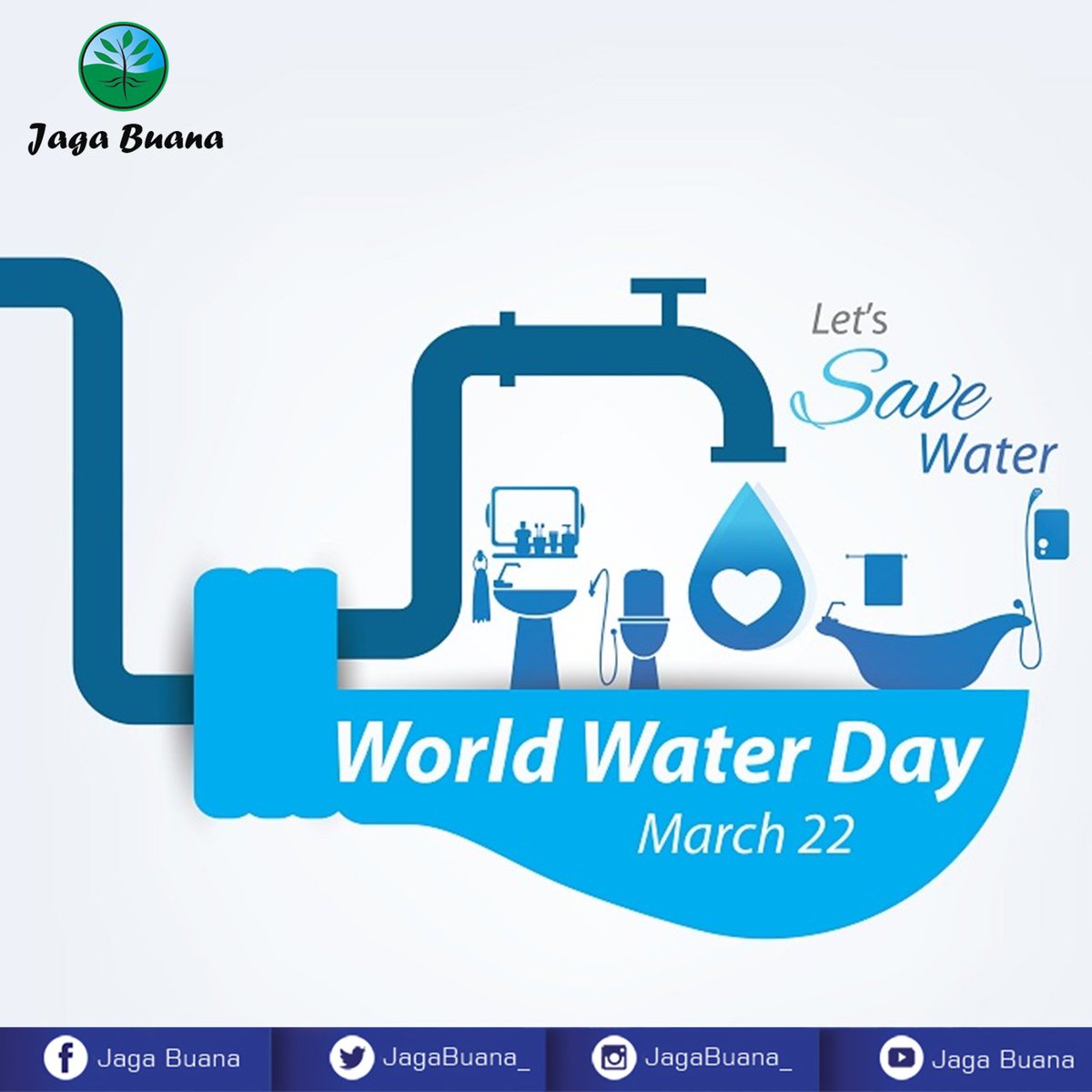 JagaBuana_'s tweet photo. Selamat Hari Air Sedunia Mari Lebih Bijak Lagi Menggunakan Air Demi keberlangsungan hidup Kita  #HariAirSedunia #worldwaterday #EarthHour https://t.co/2v4J8K2V2F