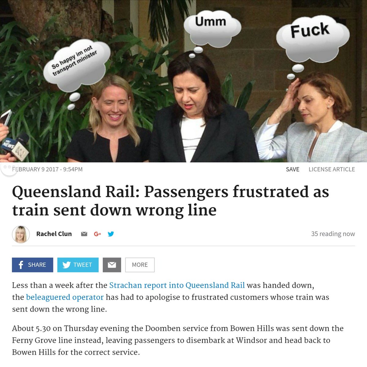 Uberfilth's tweet photo. @Qldfairgo @king4kallangur @jackietrad #qldpol https://t.co/zPI6Q33msQ