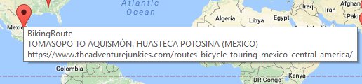 Opportunity for #travellers biking route in #Mexico TOMASOPO TO AQUISMÓN pinned <a href="/Zipdroplets/">zipdroplets</a> map #MapOfOpportunities #biking #cycling