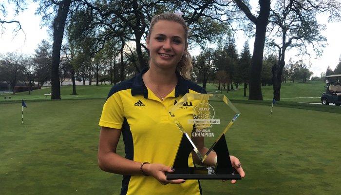 JOXSports's tweet photo. Super Lady Jack Sofia Anokhina @NAUGolf Wins #3 of Season...Congrats!!!
 @LadyGolferMag #AZGolf Always on JOX at https://t.co/DKIVJUGB1l https://t.co/MAN4LQ919e