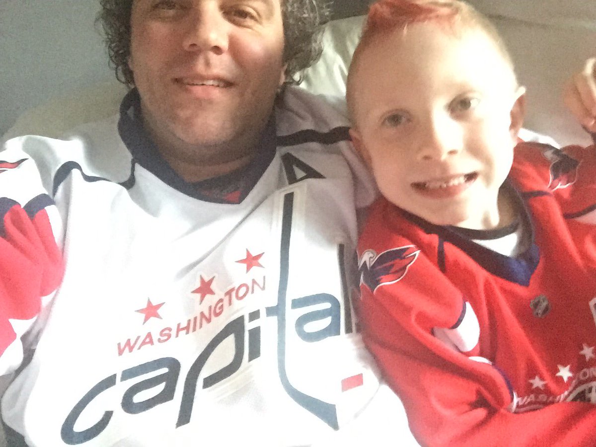 Watching <a href="/capitals/">Washington Capitals</a> with my boy don't get to see a lot of games from Saskatchewan so we take advantage when we can